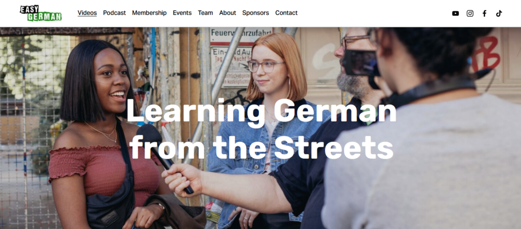 Website Easy German